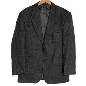 Gianfranco Ruffini Italy Mens 42R Wool Blazer Jacket Houndstooth Sport‎ Coat